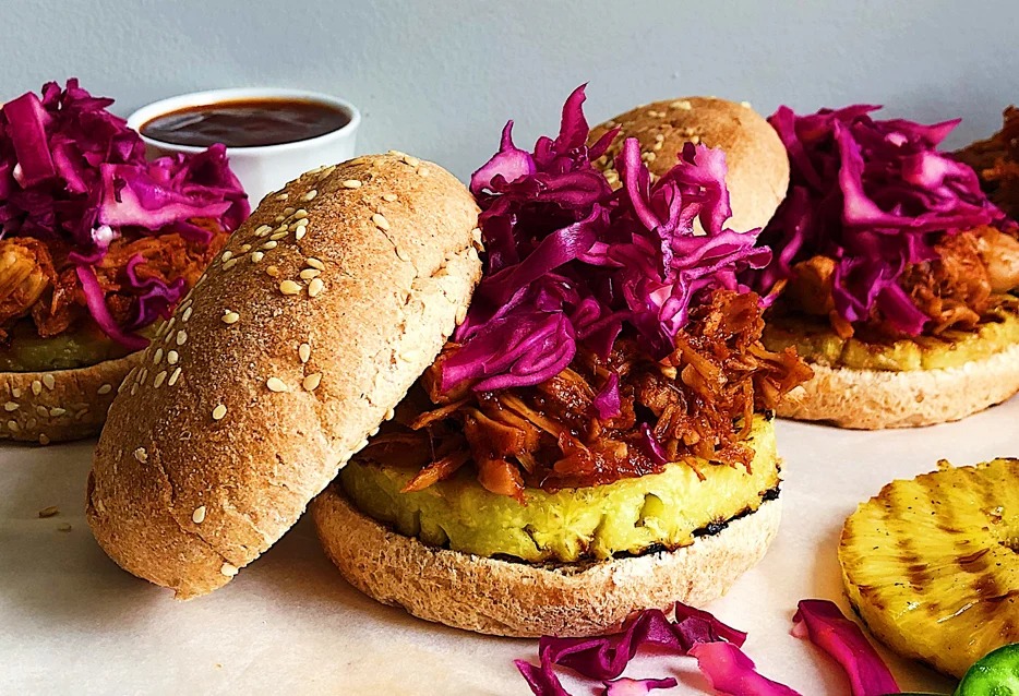 Grilled Sandwich with Red Cabbage